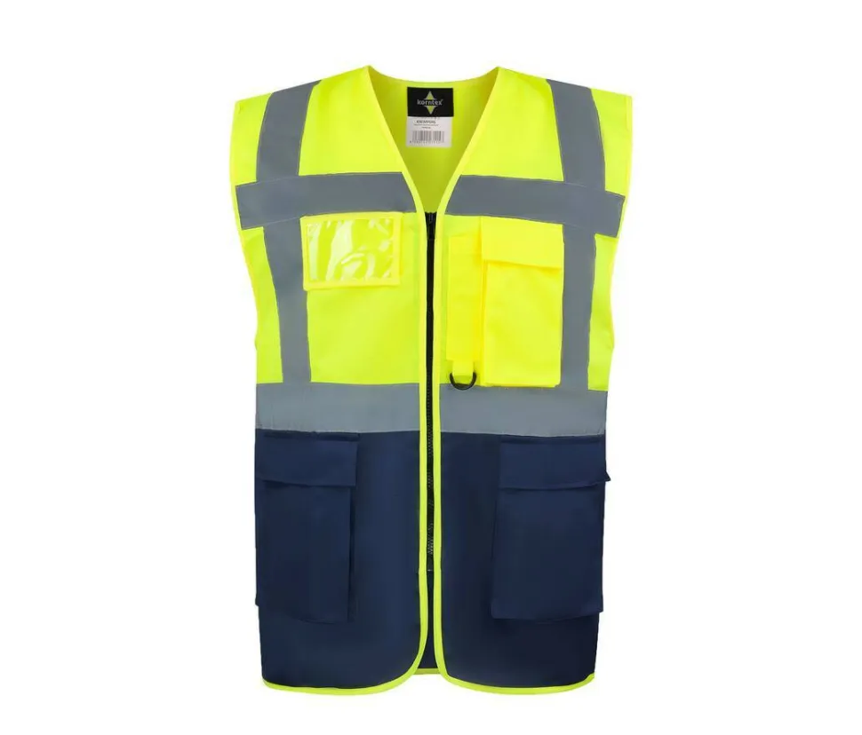 KORNTEX KX226 - Gilet de sécurité multifonctionnel avec poches