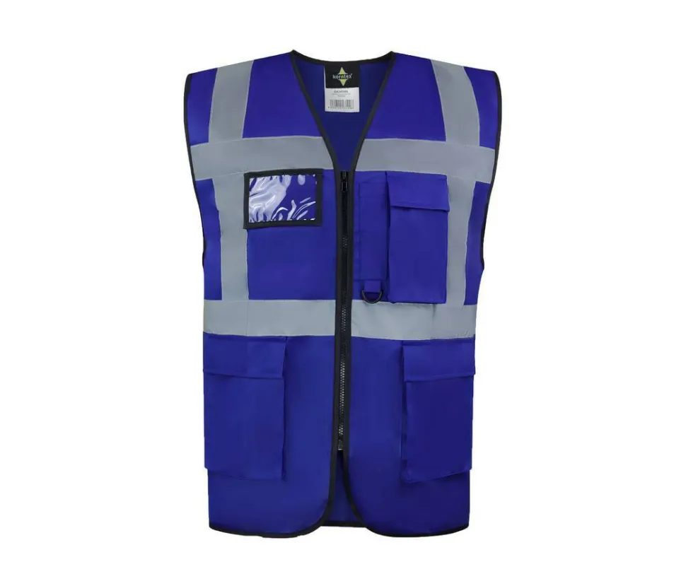 KORNTEX KX226 - Gilet de sécurité multifonctionnel avec poches