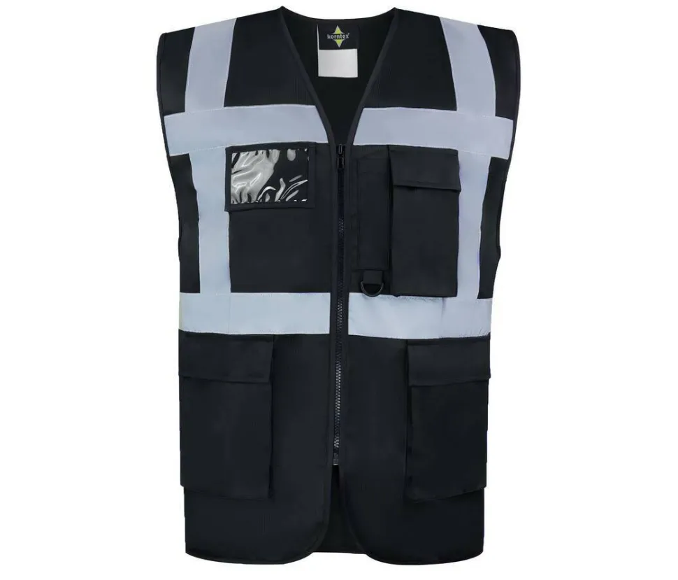 KORNTEX KX226 - Gilet de sécurité multifonctionnel avec poches
