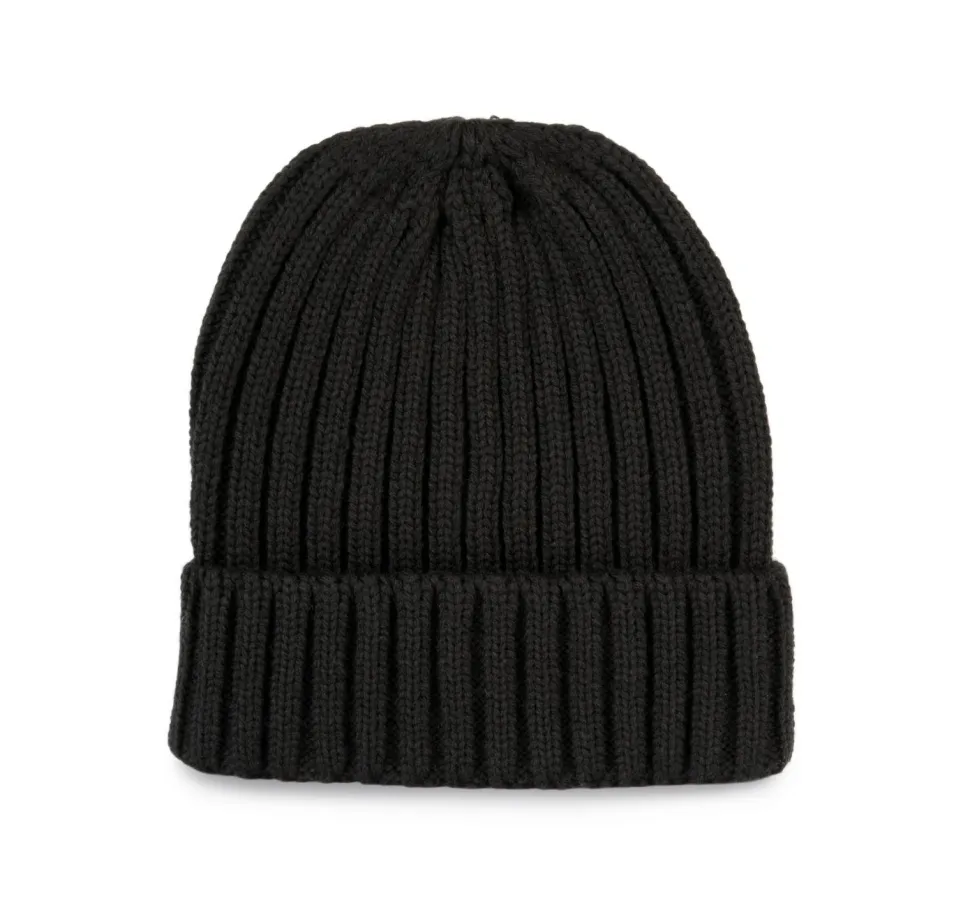 K-up KP953 - Bonnet à double côte et revers