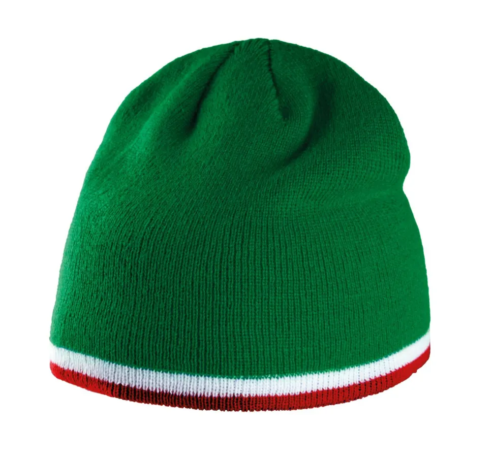 K-up KP515 - BONNET AVEC BANDE BICOLORE CONTRASTÉE