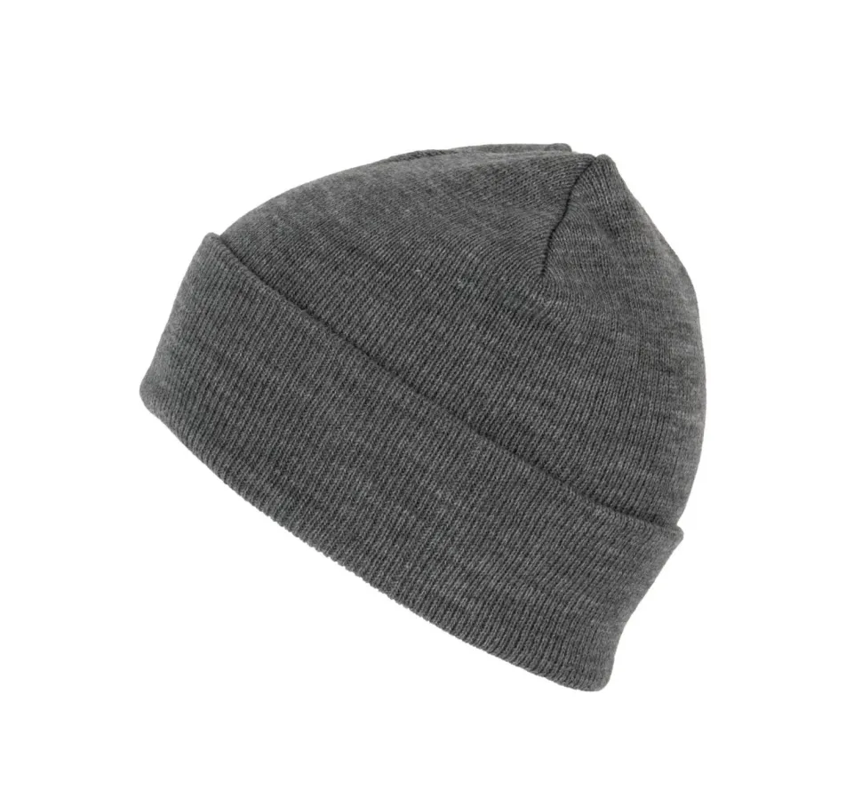 K-up KP892 - Bonnet recyclé avec revers tricoté