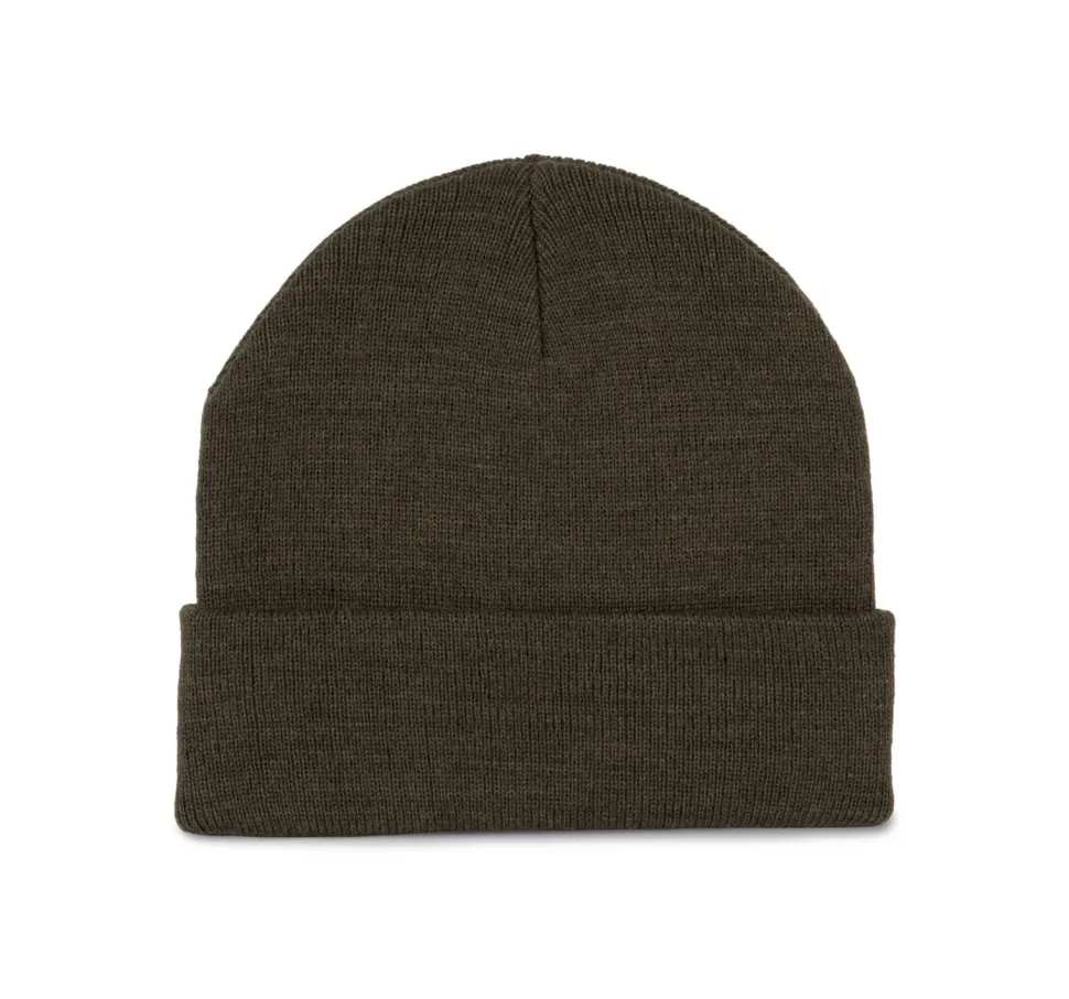 K-up KP892 - Bonnet recyclé avec revers tricoté