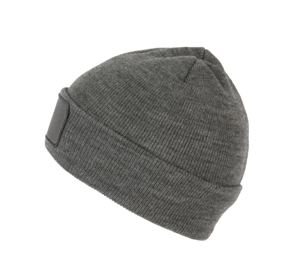K-up KP891 - Bonnet recyclé avec patch et doublure Thinsulate