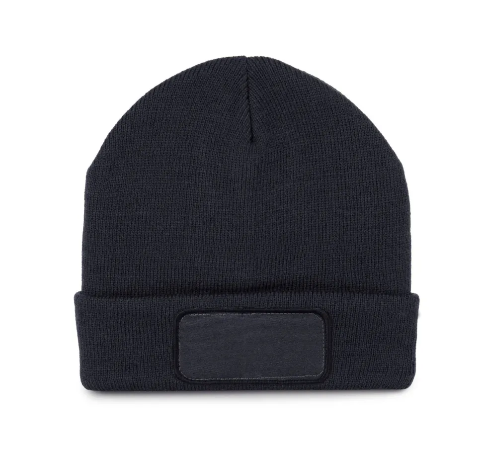 K-up KP891 - Bonnet recyclé avec patch et doublure Thinsulate