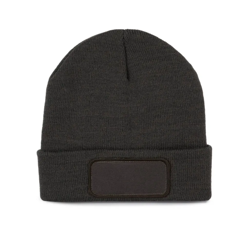 K-up KP891 - Bonnet recyclé avec patch et doublure Thinsulate