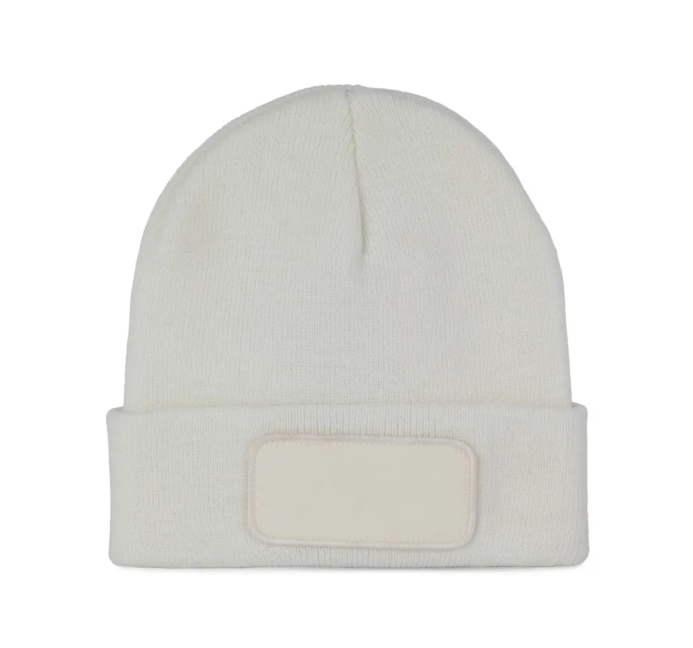 K-up KP891 - Bonnet recyclé avec patch et doublure Thinsulate
