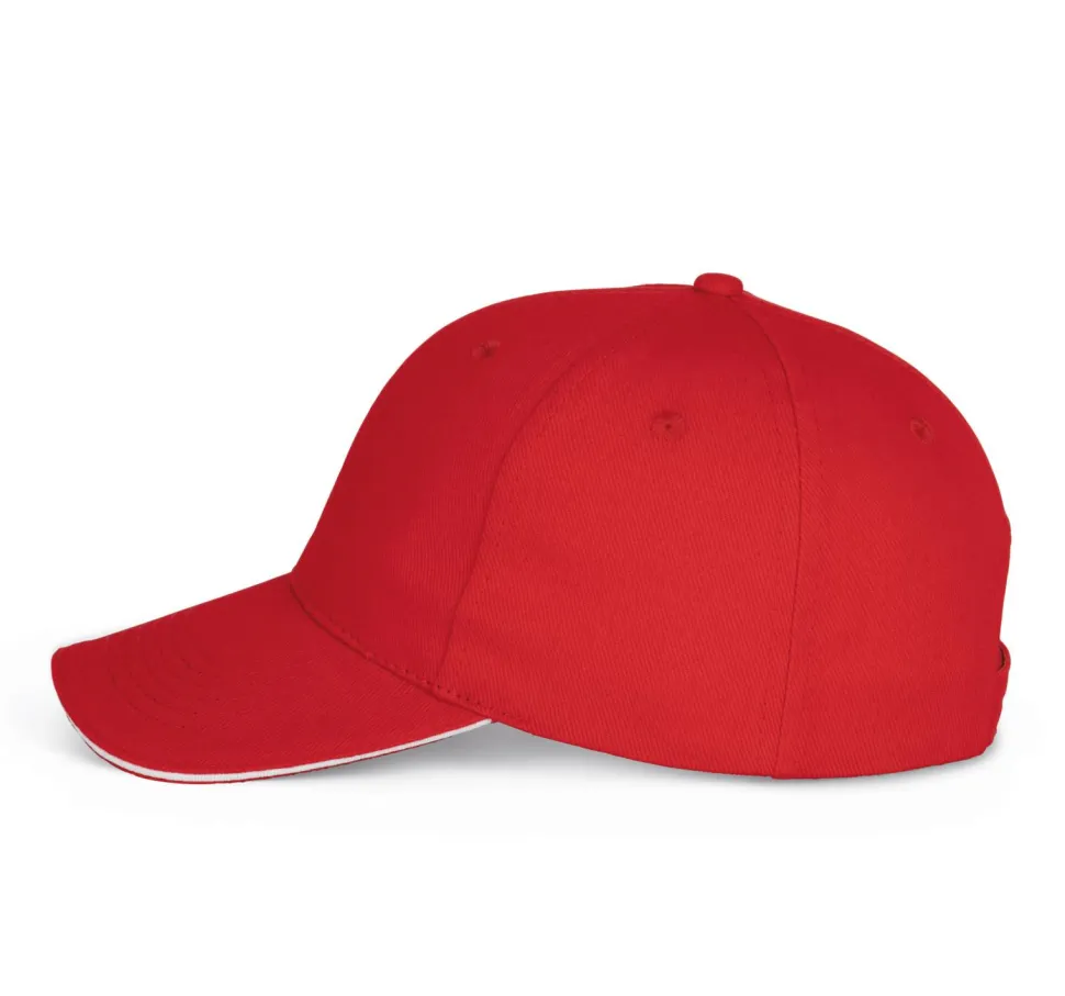 K-up KP196 - Casquette avec sandwich - 6 panneaux