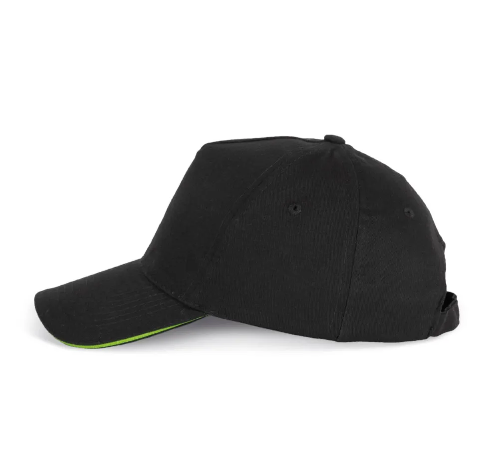 K-up KP124 - CASQUETTE AVEC SANDWICH CONTRASTÉ - 5 PANNEAUX