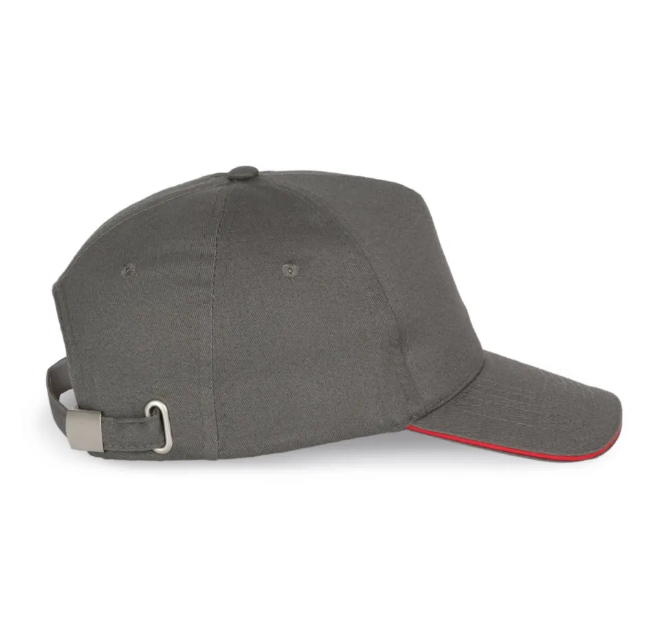 K-up KP124 - CASQUETTE AVEC SANDWICH CONTRASTÉ - 5 PANNEAUX