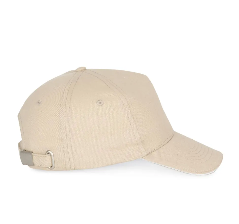 K-up KP124 - CASQUETTE AVEC SANDWICH CONTRASTÉ - 5 PANNEAUX