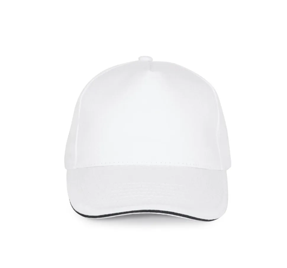 K-up KP124 - CASQUETTE AVEC SANDWICH CONTRASTÉ - 5 PANNEAUX