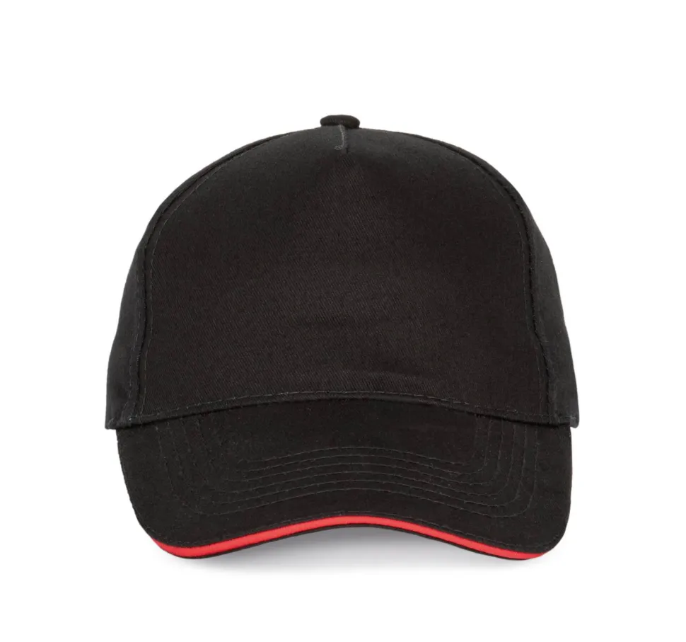 K-up KP124 - CASQUETTE AVEC SANDWICH CONTRASTÉ - 5 PANNEAUX