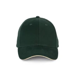 K-up KP185 - Casquette avec visière sandwich contrastée - 6 panneaux