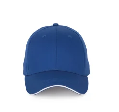 K-up KP191 - Casquette avec visière sandwich contrastée - 6 panneaux