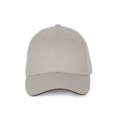 K-up KP191 - Casquette avec visière sandwich contrastée - 6 panneaux