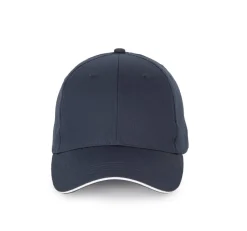 K-up KP191 - Casquette avec visière sandwich contrastée - 6 panneaux