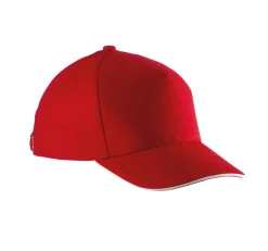 K-up KP148 - CASQUETTE ENFANT AVEC SANDWICH CONTRASTÉ - 5 PANNEAUX