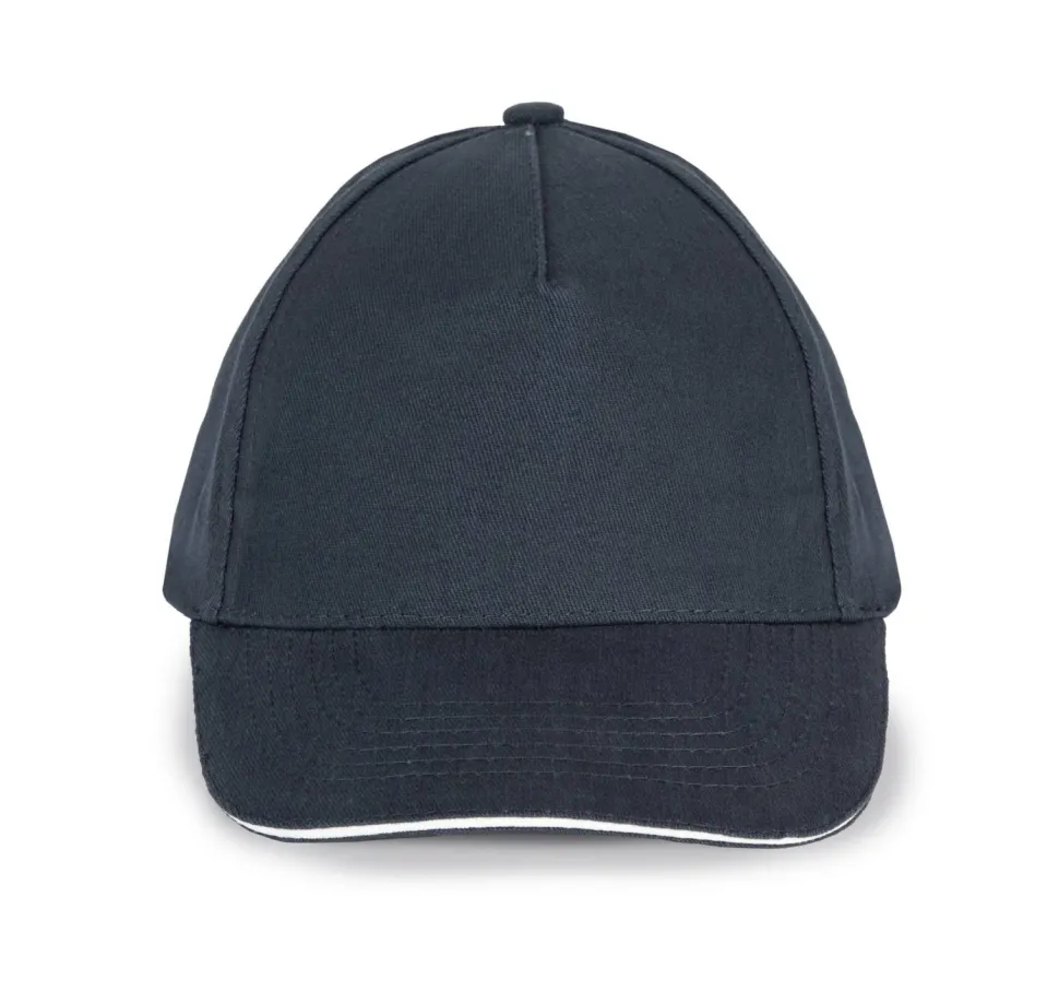 K-up KP148 - CASQUETTE ENFANT AVEC SANDWICH CONTRASTÉ - 5 PANNEAUX