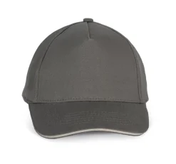 K-up KP148 - CASQUETTE ENFANT AVEC SANDWICH CONTRASTÉ - 5 PANNEAUX