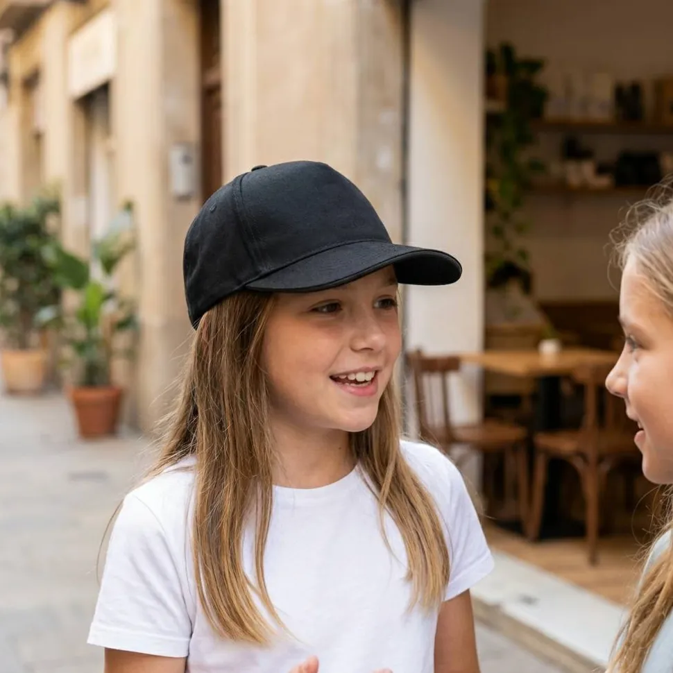 K-up KP148 - CASQUETTE ENFANT AVEC SANDWICH CONTRASTÉ - 5 PANNEAUX