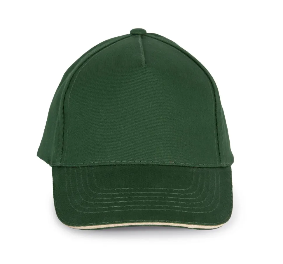 K-up KP148 - CASQUETTE ENFANT AVEC SANDWICH CONTRASTÉ - 5 PANNEAUX