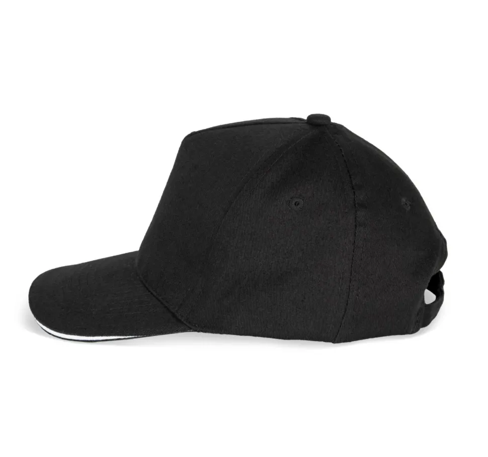 K-up KP148 - CASQUETTE ENFANT AVEC SANDWICH CONTRASTÉ - 5 PANNEAUX