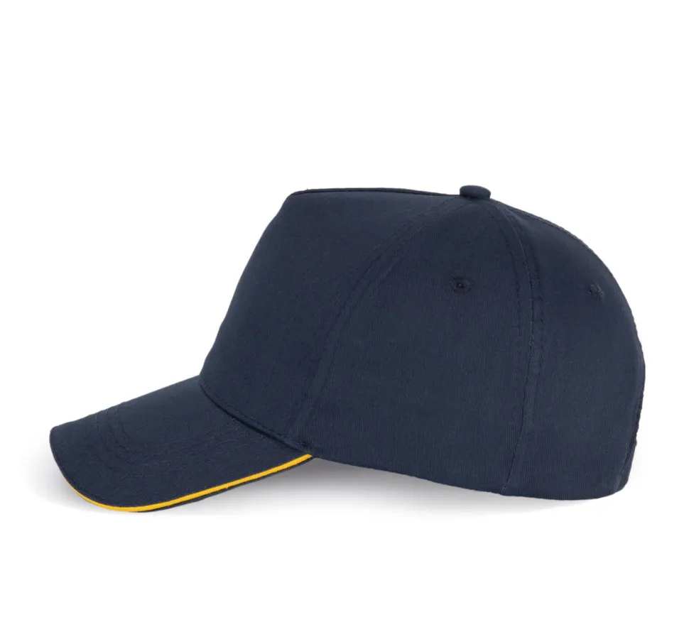 K-up KP130 - CASQUETTE SANDWICH CONTRASTÉ - 5 PANNEAUX