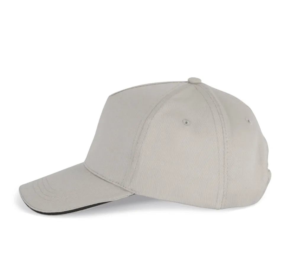 K-up KP130 - CASQUETTE SANDWICH CONTRASTÉ - 5 PANNEAUX