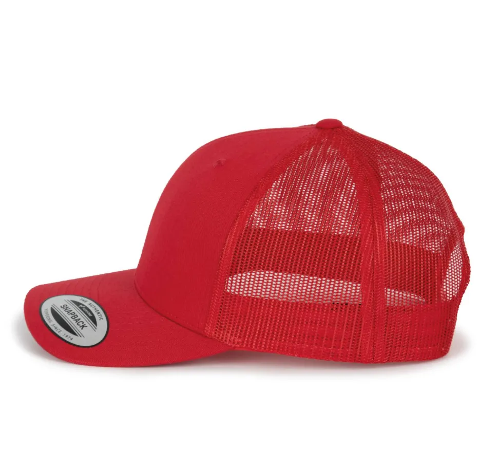 K-up KP912 - Casquette Trucker modèle rétro - 6 panneaux