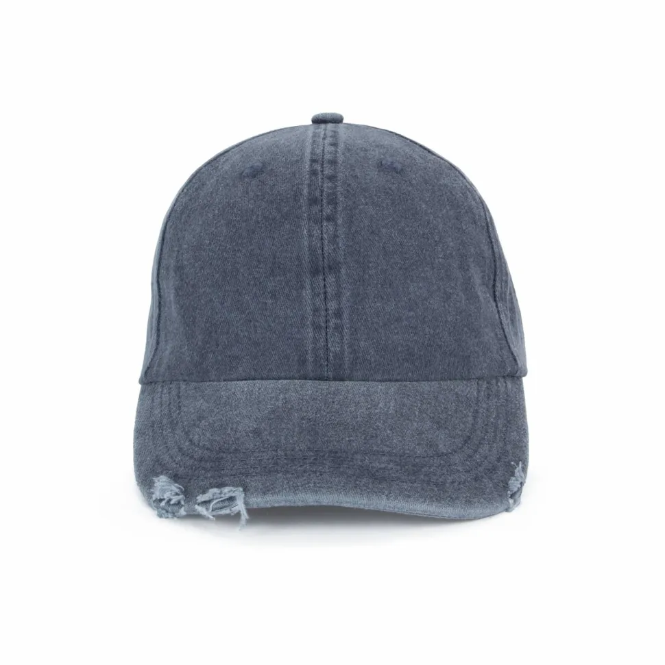 K-up KP235 - Casquette vintage effet déchiré - 6 panneaux
