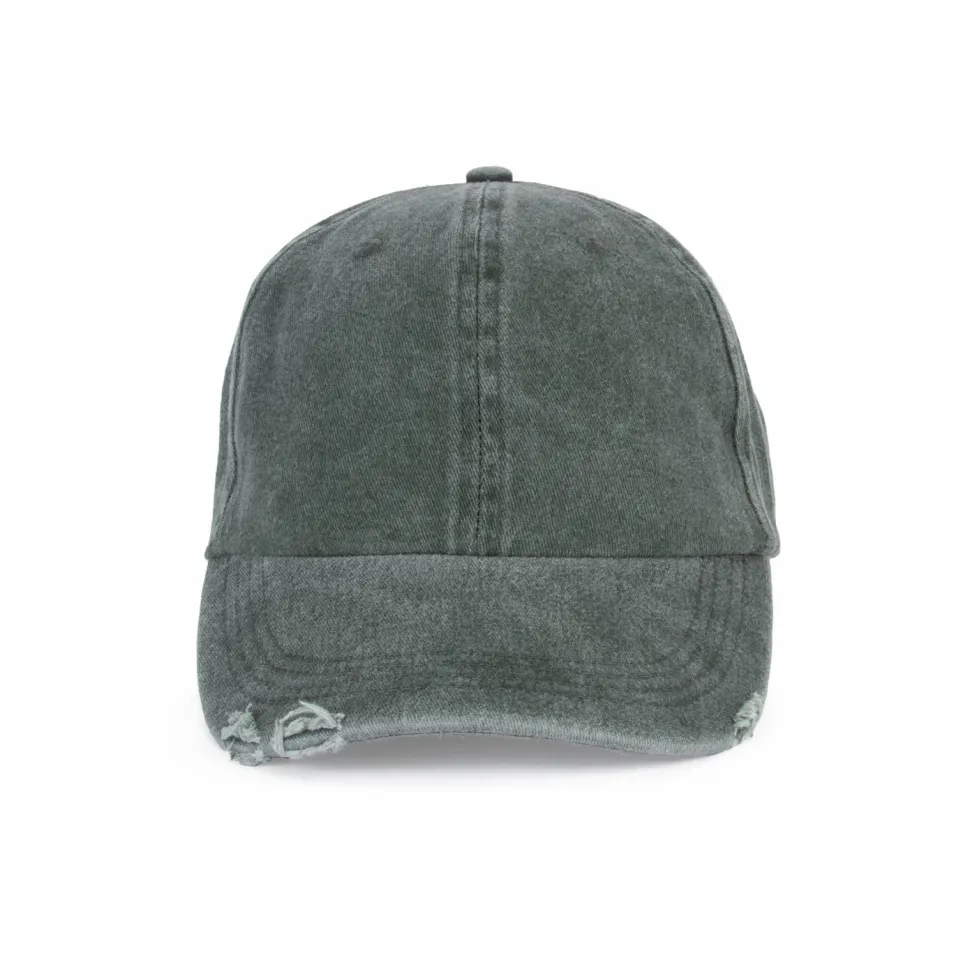 K-up KP235 - Casquette vintage effet déchiré - 6 panneaux