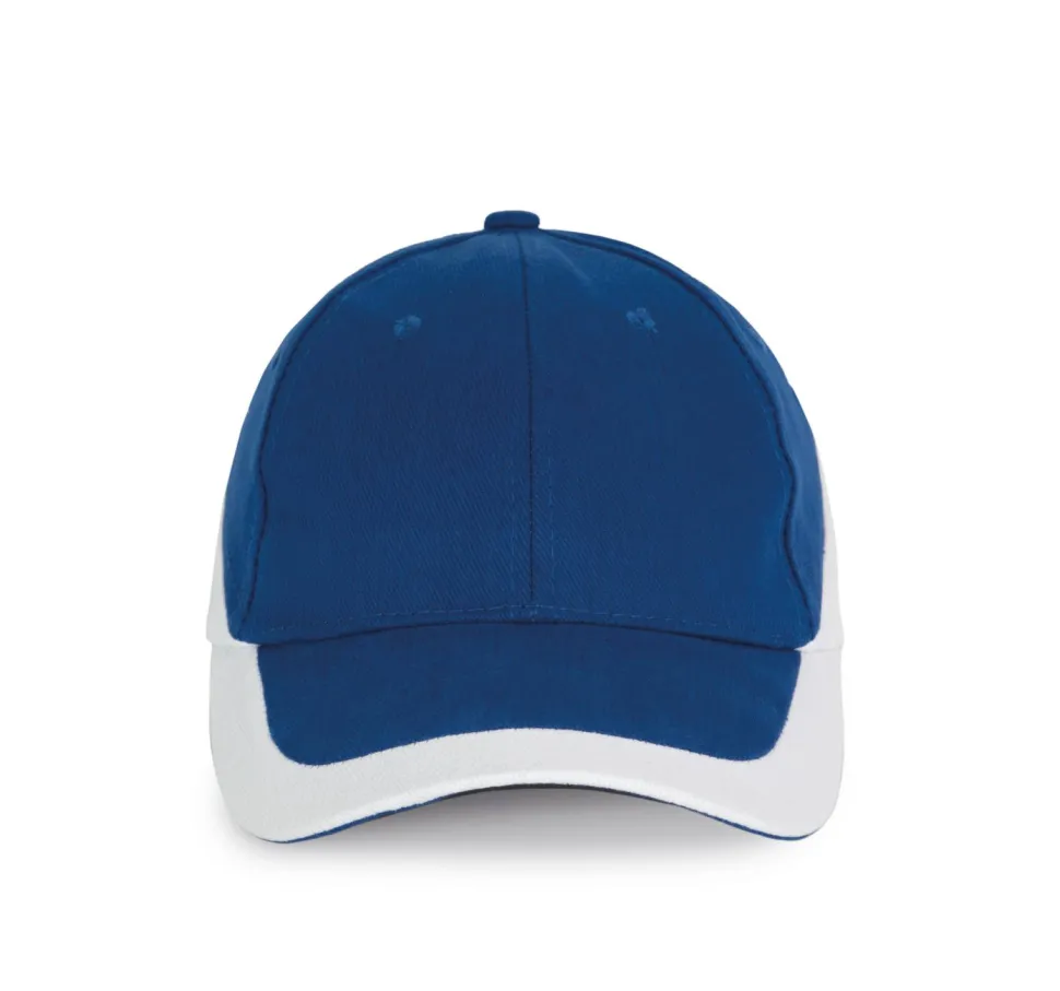 K-up KP045 - RACING - CASQUETTE BICOLORE 6 PANNEAUX