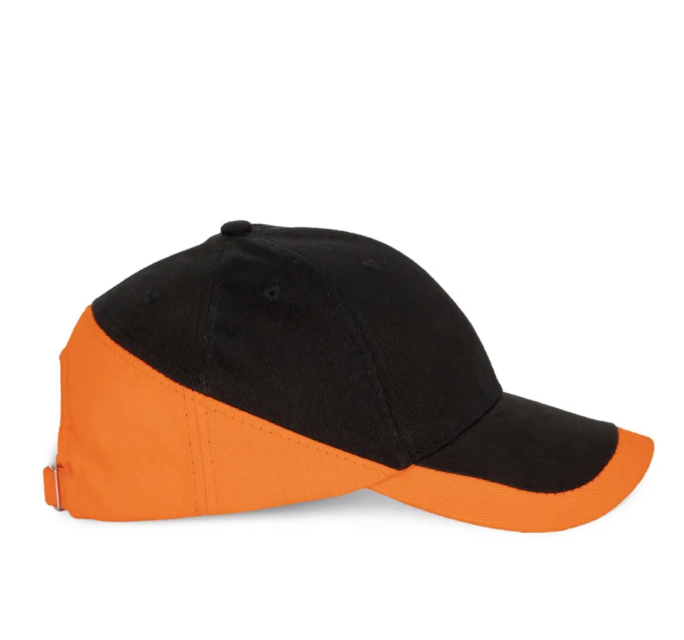 K-up KP045 - RACING - CASQUETTE BICOLORE 6 PANNEAUX