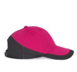 K-up KP045 - RACING - CASQUETTE BICOLORE 6 PANNEAUX