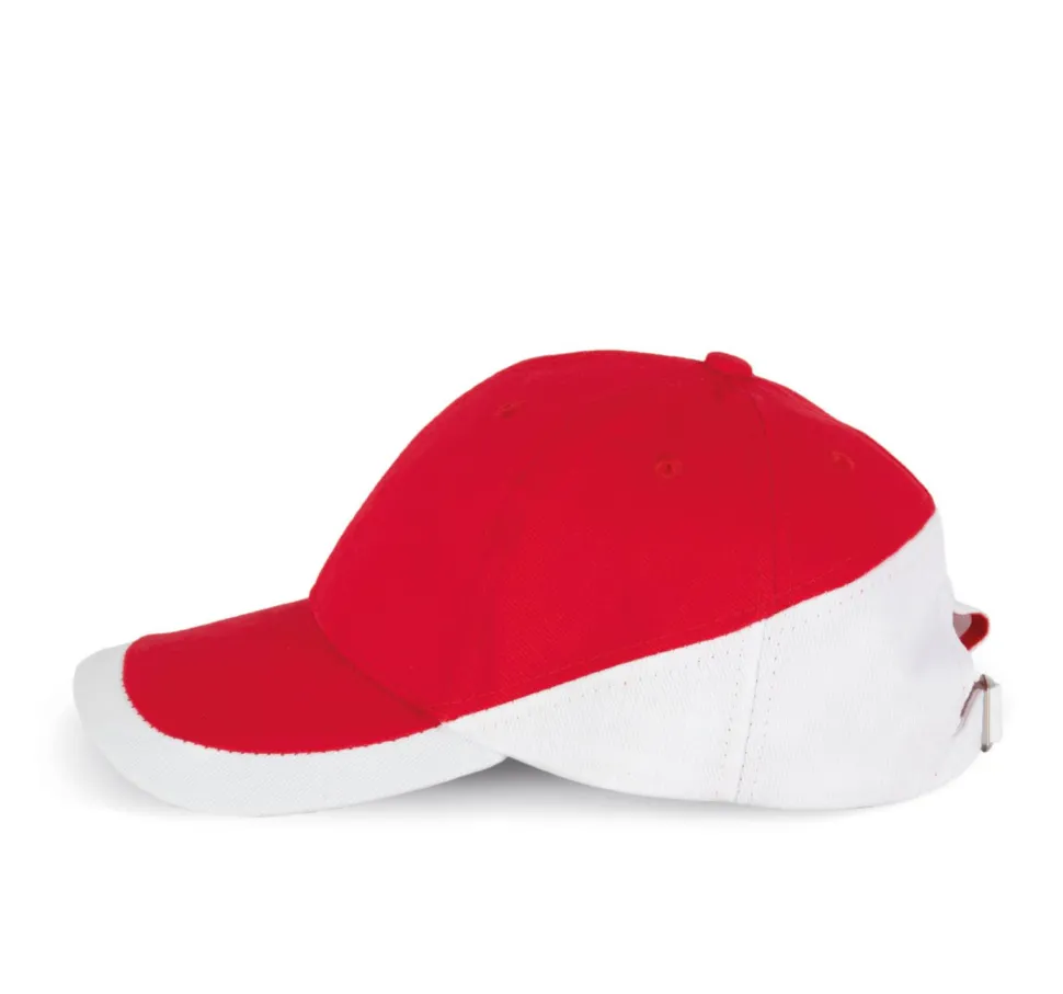 K-up KP045 - RACING - CASQUETTE BICOLORE 6 PANNEAUX
