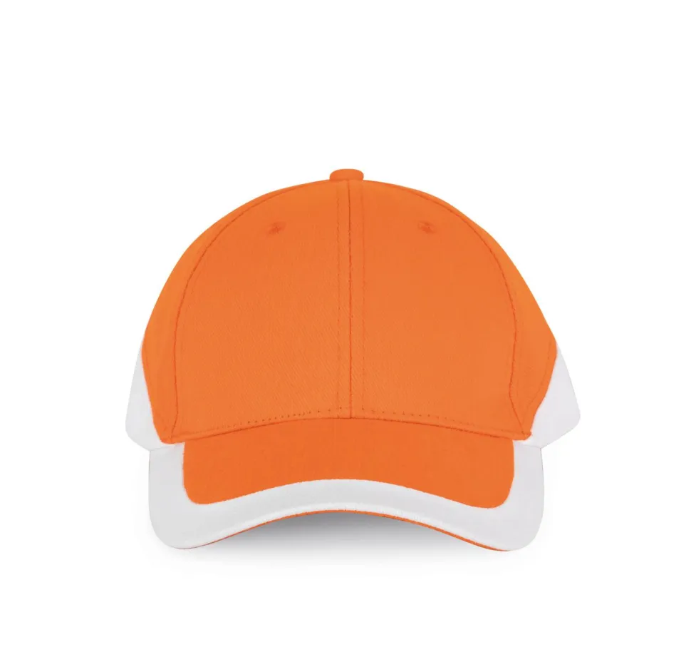 K-up KP045 - RACING - CASQUETTE BICOLORE 6 PANNEAUX