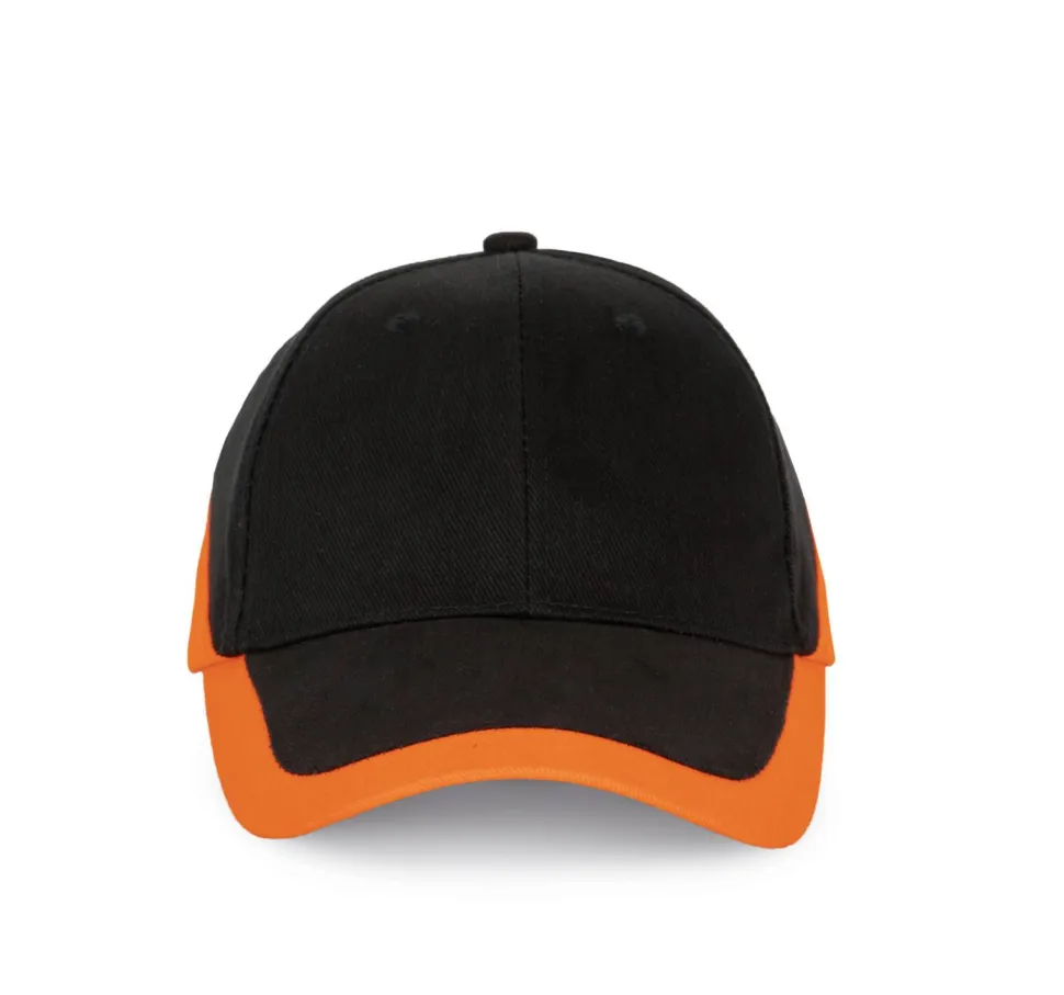 K-up KP045 - RACING - CASQUETTE BICOLORE 6 PANNEAUX