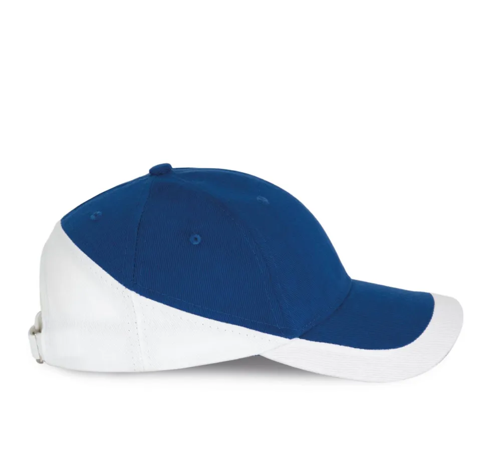 K-up KP045 - RACING - CASQUETTE BICOLORE 6 PANNEAUX