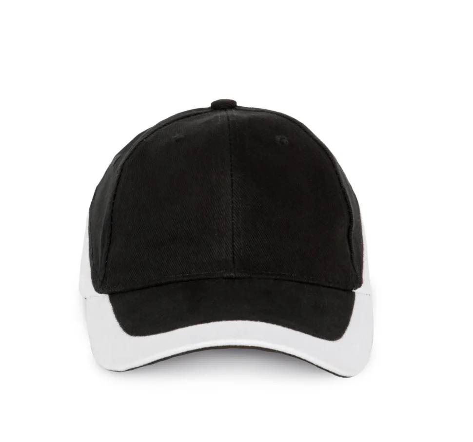 K-up KP045 - RACING - CASQUETTE BICOLORE 6 PANNEAUX