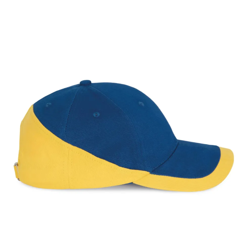 K-up KP045 - RACING - CASQUETTE BICOLORE 6 PANNEAUX