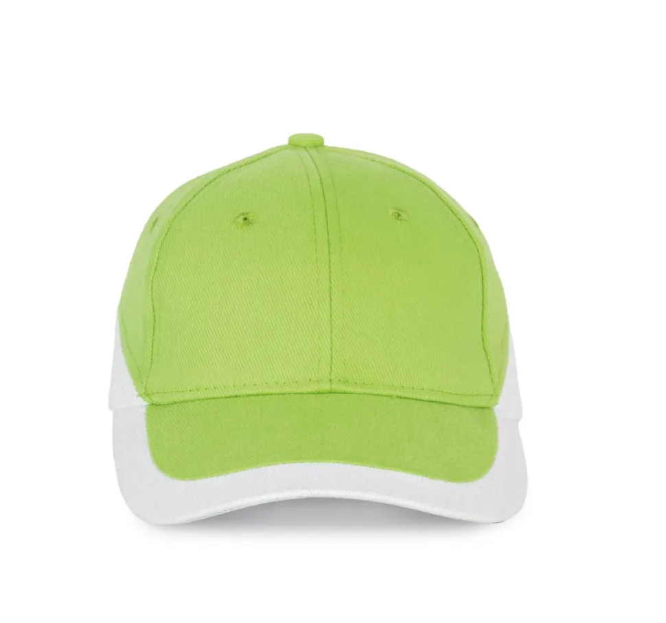 K-up KP045 - RACING - CASQUETTE BICOLORE 6 PANNEAUX