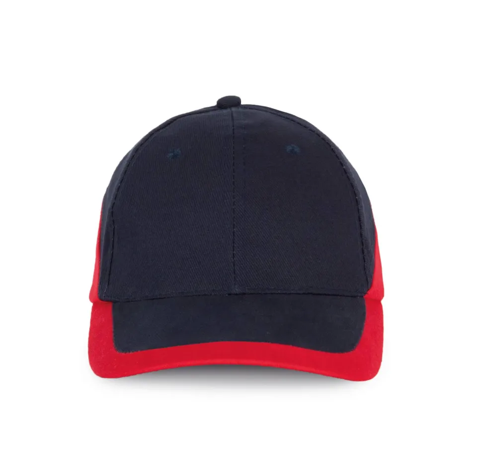 K-up KP045 - RACING - CASQUETTE BICOLORE 6 PANNEAUX