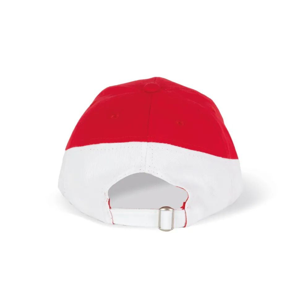 K-up KP045 - RACING - CASQUETTE BICOLORE 6 PANNEAUX