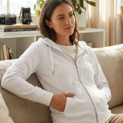 Les Filosophes MONTAIGNE - Hoodie Zippé Unisexe coton bio Made in France