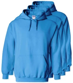 Lot de 3 Gildan 18500 - Sweat à capuche en molleton Heavy Blend