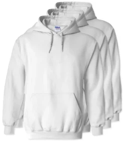 Lot de 3 Gildan 18500 - Sweat à capuche en molleton Heavy Blend