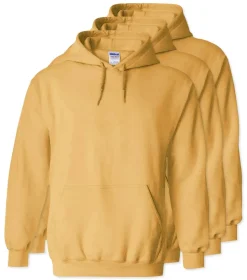Lot de 3 Gildan 18500 - Sweat à capuche en molleton Heavy Blend