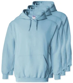 Lot de 3 Gildan 18500 - Sweat à capuche en molleton Heavy Blend