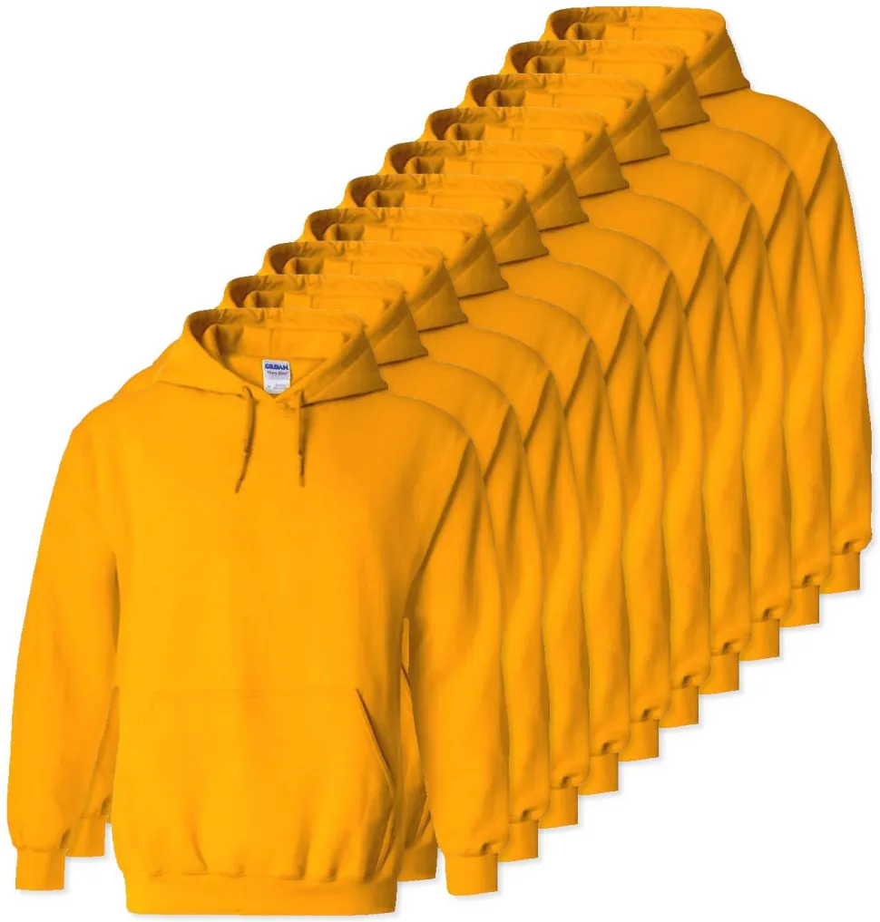 Lot de 100 Gildan 18500 - Sweat à capuche en molleton Heavy Blend